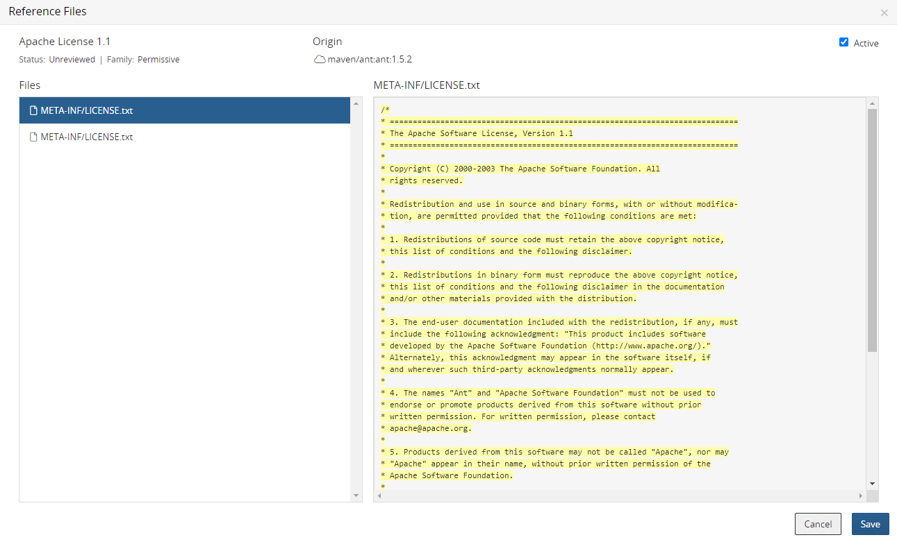 Deep License Data